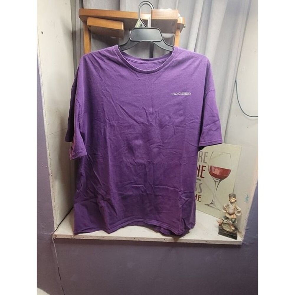 Hoosier Purple Logo T-Shirt – Size 3XL.. P-19